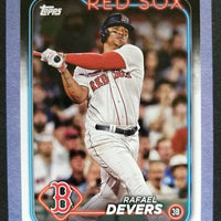 Boston Red Sox 2024 Topps 17 Card Hand Collated Team Set with Rafael Devers and 4 Rookie Cards including David Hamilton Plus