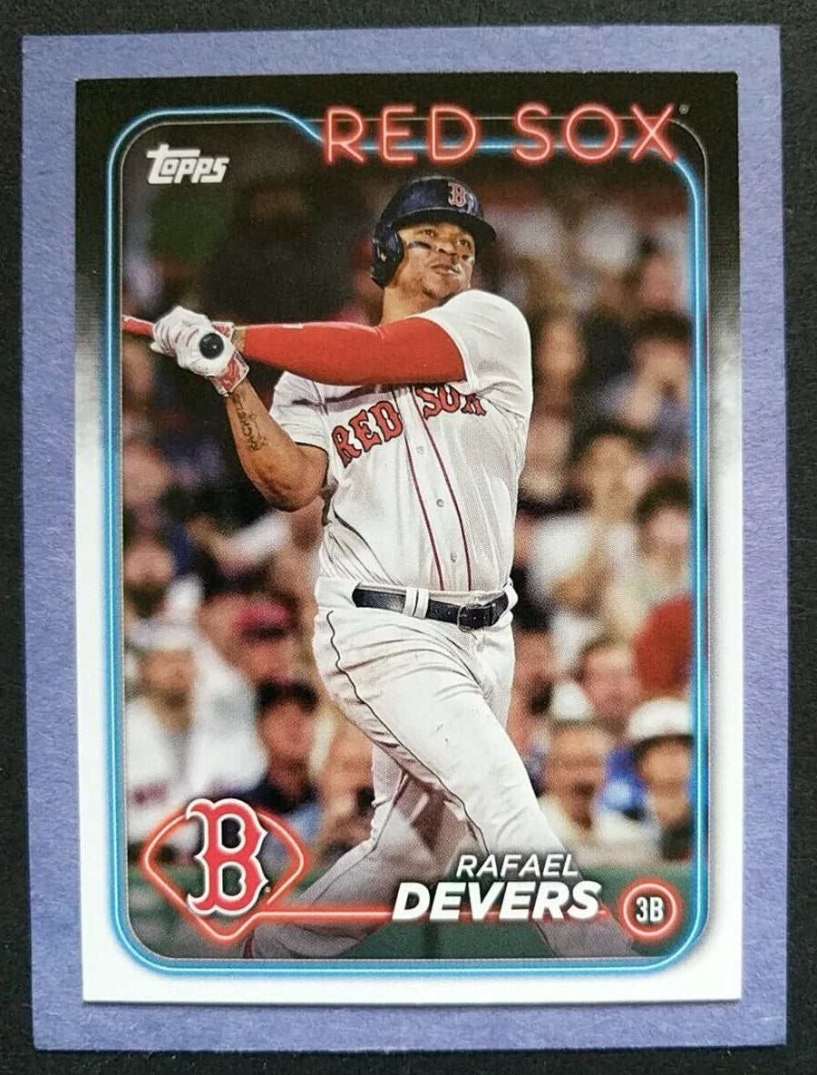 Boston Red Sox 2024 Topps 17 Card Hand Collated Team Set with Rafael Devers and 4 Rookie Cards including David Hamilton Plus