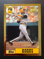 Barry Bonds 2001 Topps Archives Rookie Reprints GOLD Series Mint Card #1
