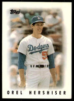Orel Hershiser 1986 Topps Major League Leaders Mini Series Mint Card #45
