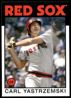 Carl Yastrzemski 2021 Topps Update 1986 Topps Redux Series Mint Card #86B-44
