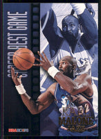 Karl Malone 1996 1997  Hoops Career Best Game Series Mint Card #338
