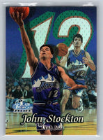 John Stockton 1998 1999 Flair Showcase Row 2 Series Mint Card #60
