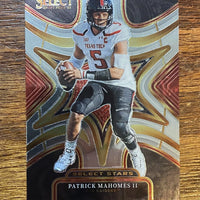 Patrick Mahomes 2023 Panini Select Draft Picks Select Stars Series Mint Card #SS-PM