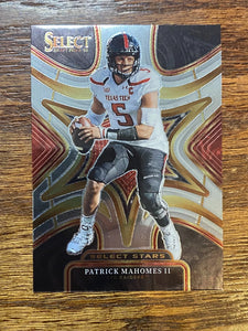 Patrick Mahomes 2023 Panini Select Draft Picks Select Stars Series Mint Card #SS-PM