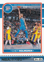 Chet Holmgren 2024 2025 Panini Hoops Series Mint Card #175

