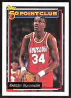 Hakeem Olajuwon 1992 1993 Topps Series Mint Card #214
