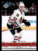 Adam Burish 2006 2007 Upper Deck Young Guns Series Mint Card #465
