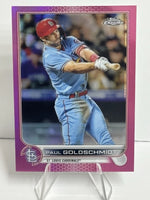 Paul Goldschmidt 2022 Topps Chrome Pink Refractor Series Mint Card #82
