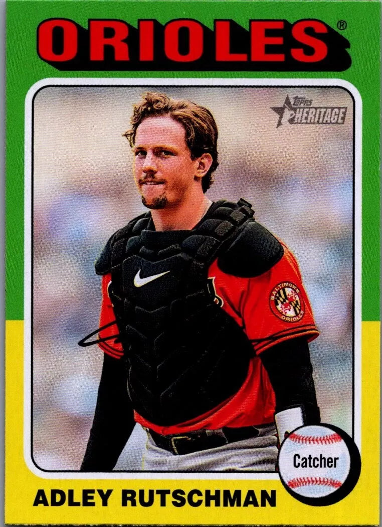 Adley Rutschman 2024 Topps Heritage Mint Card #188