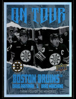 David Pastrnak / Brad Marchand 2024 2025 Upper Deck On Tour Series Mint Card #OT-7
