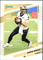 Drew Brees 2021 Panini Donruss Series Mint Card #93
