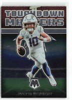 Justin Herbert 2022 Panini Mosaic Touchdown Masters Series Mint Card #TD-5

