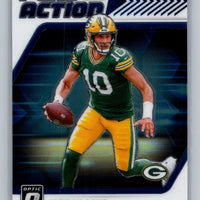 Jordan Love 2024 Donruss Optic Play Action Series Mint Card #13