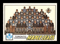 Toronto Maple Leafs 1977 1978 O-Pee-Chee Team Card #86
