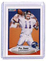 Phil Simms 1990 Fleer Series Mint Card #76
