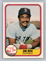 Jim Rice 1981 Fleer Series Mint Card #222
