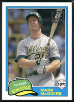 Mark McGwire 2021 Topps Update 70 Years of Topps Series Mint Card #70YT-31
