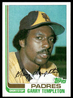 Garry Templeton 1982 Topps Traded Series Card #119T
