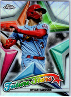 Dylan Carlson 2022 Topps Chrome Future Stars Series Mint Card #FS-4
