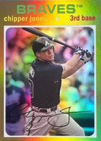 Chipper Jones 2012 Topps Archives Gold Foil Series Mint Card #77
