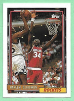 Hakeem Olajuwon 1992 1993 Topps Series Mint Card #337
