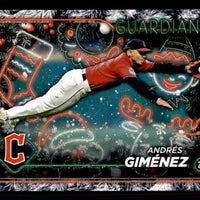Andres Gimenez 2024 Topps Holiday Tree Series Mint Card #H58