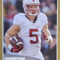 Christian McCaffrey 2017 Sage Hit Gold Series Mint Rookie Card #112