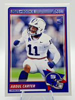 Abdul Carter 2025 Score Mint Rookie Card #16
