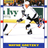 Wayne Gretzky 1990 1991 Score Season Leader Card #353