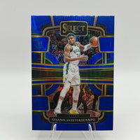 Giannis Antetokounmpo 2023 2024 Panini Select Concourse Blue Series Mint Card #60
