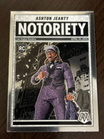Ashton Jeanty 2025 Panini Mosaic Notoriety Series Mint Card #18
