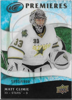 Matt Climie 2009 2010 Upper Deck Ice Ice Premieres Card #116. Only 1999 made

