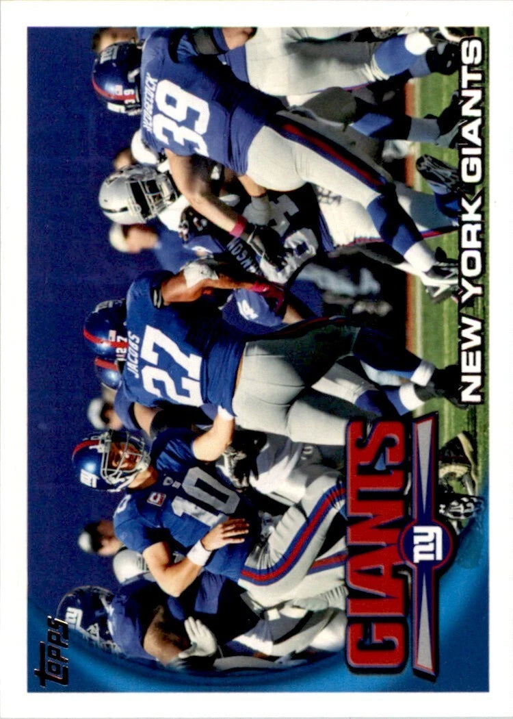 New York Giants 2010 Topps Series Mint Card #116