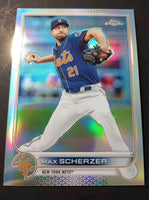 Max Scherzer 2022 Topps Chrome Refractor Series Mint Card #66
