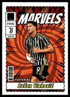 Dusan Vlahovic 2023 2024 Panini Donruss Net Marvels Series Mint Card #22
