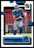 Aidan Hutchinson 2022 Donruss Rated Rookie Series Mint Insert Card #313
