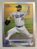 Clayton Kershaw 2022 Topps Chrome Refractor Series Mint Card #183

