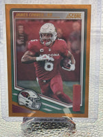 James Conner 2025 Score Lava Mint Rookie Card #114  Only 799 Made
