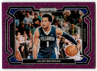 Jalen Brunson 2024 Panini Prizm Draft Picks Purple Wave Variation Series Mint Card #22
