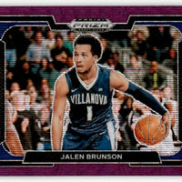 Jalen Brunson 2024 Panini Prizm Draft Picks Purple Wave Variation Series Mint Card #22