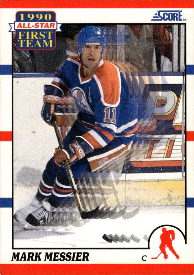 Mark Messier 1990 1991 Score Card #315