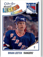 Brian Leetch 2010 2011 O-Pee-Chee Marquee Legend Series Card #572
