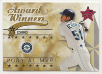 Ichiro Suzuki 2002 Leaf Rookies & Stars Award Winners Series Mint Card #300
