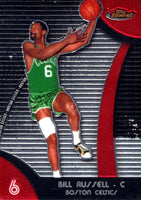 2007 2008 Topps Finest Basketball Complete Mint Basic 100 Card Set Featuring Kevin Durant Rookie Card #71 and Loaded with Stars and Hall of Famers
