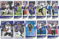 Baltimore Ravens 2020 Donruss Factory Sealed Team Set Featuring Lamar Jackson with J.K. Dobbins Rated Rookie card
