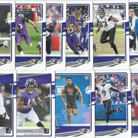 Baltimore Ravens 2020 Donruss Factory Sealed Team Set Featuring Lamar Jackson with J.K. Dobbins Rated Rookie card