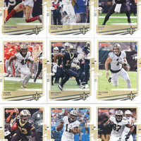 New Orleans Saints 2020 Donruss Factory Sealed 10 Team Set with Drew Brees and Alvin Kamara Plus Rated Rookie Cards