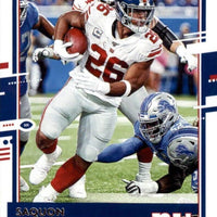 New York Giants 2020 Donruss Factory Sealed 11 Card Team Set with Saquon Barkley, Lawrence Taylor and Daniel Jones Plus