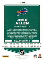 Josh Allen 2021 Donruss Series Mint Card #225
